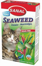 Витаминизированное лакомство для кошек Sanal Seaweed  с морскими водорослями, 50 г