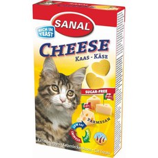 Витаминизированное лакомство для кошек Sanal Cheese с сыром, В1, В2, В3, 30 г