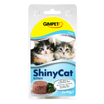Консервированный корм для котят Gimpet Shiny Cat Kitten тунец 70 г