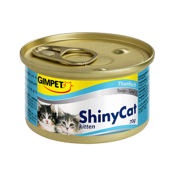 Консервированный корм для котят Gimpet Shiny Cat Kitten тунец 70 г