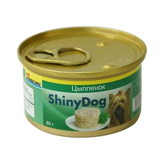 Консервированный корм для взрослых собак Gimdog Shiny Dog с цыпленком 85 г