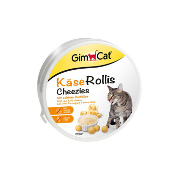 Витаминизированные сырные шарики для кошек Gimpet Käse-Rollis 200 гр, 425 гр