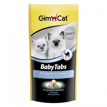 Витамины для котят Gimpet Baby-Tabs с фруктами, морскими водорослями, таурином и L-карнитином 40 гр, 85 гр