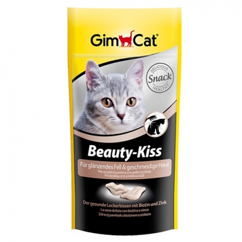 Витамины для кошек Gimpet Beauty-Kiss 50 г 65 шт, с биотином, цинком и ТГОС