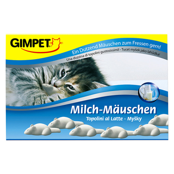Лакомство для кошек Gimpet Milch Mäuschen 12 шт