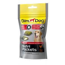Лакомство для собак Nutri Pockets Brilliant подушечки с минералами и витаминами группы B 45 г