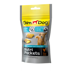 Лакомство для собак Nutri Pockets Agile подушечки с глюкозамином и витаминами группы В 45 г