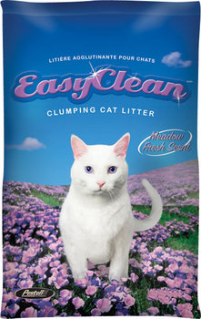 Наполнитель для кошачьего туалета Easy Clean Meadow Fresh Scent с ароматом цветущего луга 4 кг, 9,07 кг, 18,14 кг