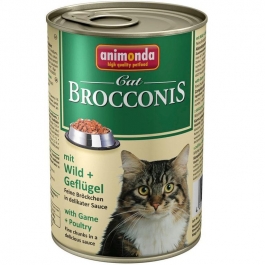 Консервированный корм для взрослых кошек  Animonda  Cat Brocconis с дичью и домашней птицей 400 г