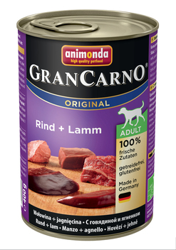 Консервы для взрослых собак Animonda GranCarno Original Adult с говядиной и ягненком 400 г