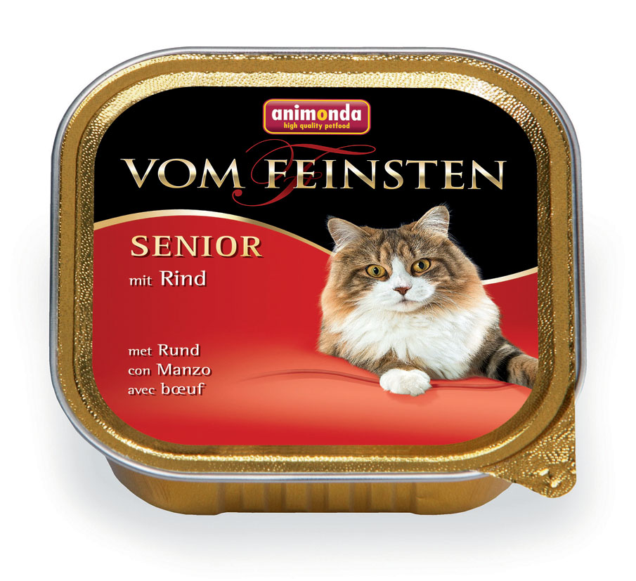 83222 vomfeinstenkatze senior rind 100g 0