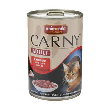 Консервированный корм для взрослых кошек Animonda Carny Adult с отборной говядиной 400 г