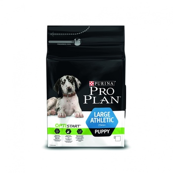 Сухой корм для щенков крупных пород атлетически сложенных Pro Plan Puppy Large Athletic с курицей 3 кг, 12 кг