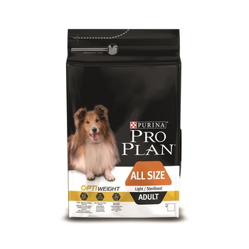 Сухой корм для взрослых собак Pro Plan Adult Light с курицей и рисом 3 кг, 14 кг