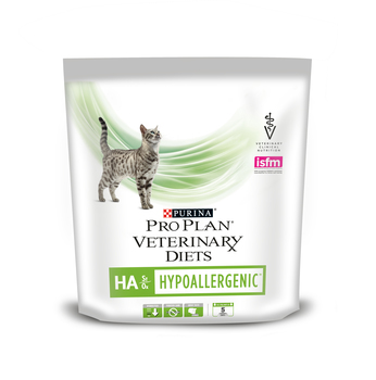 Сухой лечебный корм для кошек при лечении пищевой аллергии Purina Nestle Vet Diet HA 350 гр, 1,3 кг