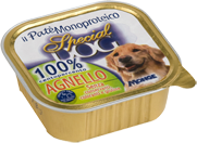 Консервы для взрослых собак Monge Special Dog паштет из 100% мяса ягненка  300 гр, 400 гр