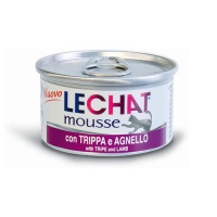 Консервированный корм для взрослых кошек Lechat mousse потрошки и ягненок 85 г