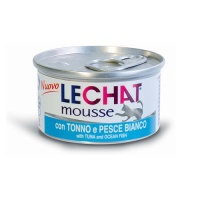 Консервированный корм для взрослых кошек Lechat mousse тунец  и океаническая рыба 85 г