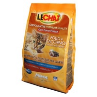 Сухой корм для взрослых кошек Lechat Cat с курицей и индейкой 400 г