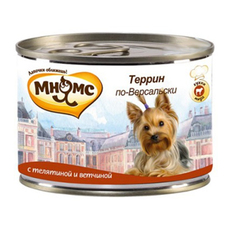 Консервы для собак Мнямс террин по-версальски, телятина с ветчиной, 200 г