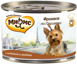 Мнямс консервы для собак Фрикасе по-Парижски (индейка c пряностями) 200 гр.