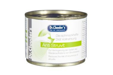Консервированный диетический корм для кошек, антиструвитная диета Dr. Clauder's Anti Struvit Diet 200 г