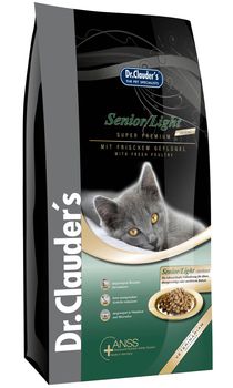 Сухой корм для стареющих стерилизованных кошек с лишним весом Dr. Clauder's Senior Light Sterilized 400 гр, 2 кг