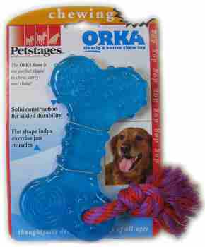Игрушка для собак средних и крупных пород Petstages Orka косточка, большая