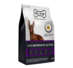 Сухой корм супер премиум класса для взрослых собак с умеренной активностью Gina Dog Moderate Active