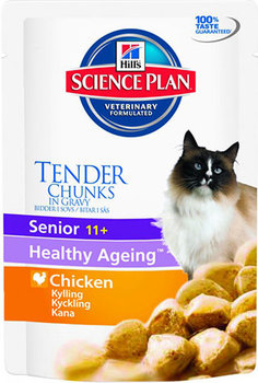 Консервированный корм для пожилых кошек Hills Science Plan Healthy Ageing Senior +11 Chicken с курицей 85 г