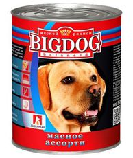 Консервы для взрослых собак Зоогурман Big Dog мясное ассорти 850 г