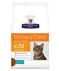 Сухой диетический корм для кошек для профилактики мочекаменной болезни Hill's Prescription Diet c/d Multicare Urinary Care с океанической рыбой 1,5 кг