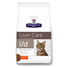 Сухой диетический корм для кошек при лечении заболеваний печени Hill's Prescription Diet l/d Liver Care