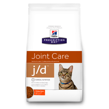 Сухой диетический корм для кошек при лечении заболеваний суставов Hill's Prescription Diet j/d Joint Care 1,5 кг