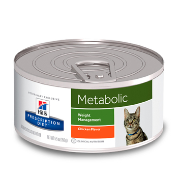 Консервированный корм для кошек особый рацион для контроля и поддержания веса Hill's Pd Feline Metabolic 156 г