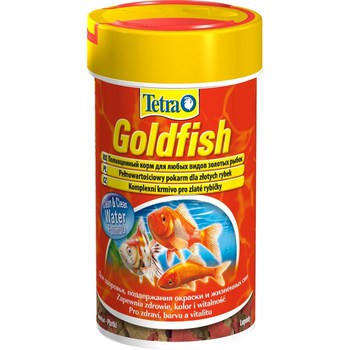 Основной корм для золотых рыбок Tetra GoldFish, хлопья, 100 мл