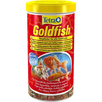 Основной корм для золотых рыбок Tetra GoldFish, хлопья, 1 л