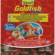 Корм для золотых рыбок Tetra Goldfish Color Flakes,  усиливающий окраску, хлопья, 12 г