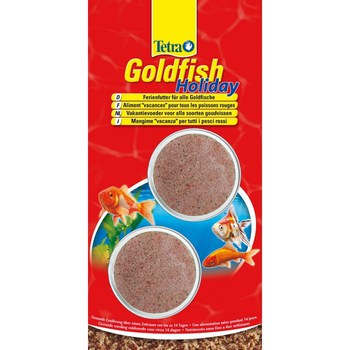 Корм продленного действия для золотых рыбок Tetra Goldfish Holiday брикет желе, 30 г