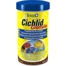 Корм для цихлид и других крупных рыб TetraCichlid Granules, гранулы, 500 мл