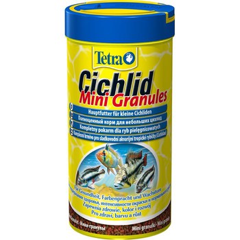 Корм для небольших цихлид TetraCichlid Mini Granules, гранулы, 250 мл