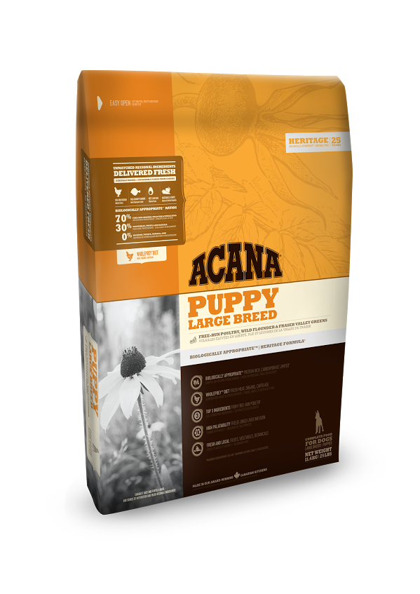 Acana Puppy Large Breed Heritage 70 30 11 4 17