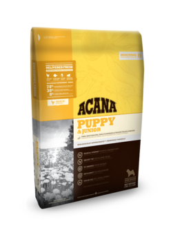 Сухой корм для щенков всех пород Acana Puppy and Junior Heritage 70/30 340 гр, 2 кг, 6 кг, 11,4 кг, 17 кг