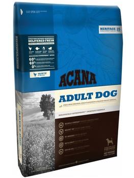 Сухой корм для собак всех пород и возрастов Acana Adult Dog (Акана Эдалт Дог) 60/40 с цыпленком 340 гр, 2 кг, 6 кг, 11,4 кг, 17 кг