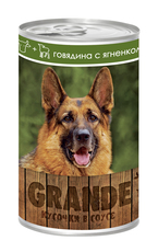 Консервы для собак Vitapro Grande говядина и ягненок 1250 г