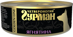 Консервы для взрослых собак Четвероногий гурман Золотая линия с ягненком в желе 100 г