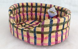 Лежак для собак Бобровый Дворик Лагуна № 4 с бортом, 56 x 46 x 19 см