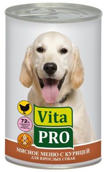 Консервы для собак Vitapro курица c индейкой 400 г