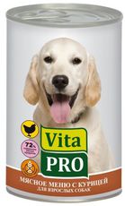 Консервы для собак Vitapro курица c индейкой 400 г