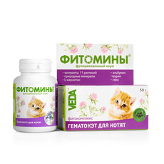 Витамины для котят Фитомины Гематокэт 50 г